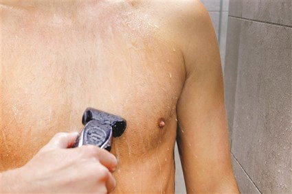 Wahl 09899-016 AQUAGROOM Tondeuse à barbe et corps résistante à l'eau avec/sans fil, rechargeable, avec 12 guides de coupe et batterie lithium pour 3h d'autonomie
