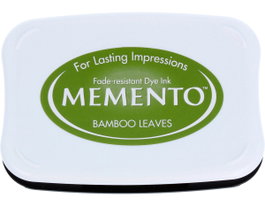Tsukineko MEMENTO Tampon encreur feuilles de bambu translucide 95x65mm