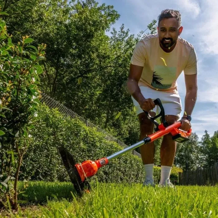 Dual Power Coupe-bordures et taille-haies 2-en-1 Battery - Dual Power - POWDPG75411 - 20 V, diamètre 260 mm, sans batterie ni chargeur