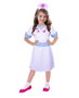 Distroller Déguisement Enfermera Tania pour fille 5-6 ans - Blanc