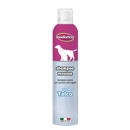 Shampoing pour animaux de compagnie Inodorina Talc en poudre 300 ml