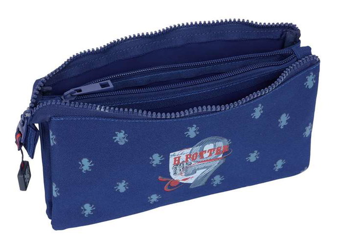 Safta Portatodo triple Harry Potter "Captain" 22x12x3cm, coffret de rangement, espagnol, 3 ans et plus