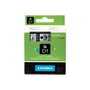 Dymo Ruban d'étiquetage 53710 Clear Black (S0720920), pour LabelManager, original D1, adhésif polyvalent pour plastique, papier, métal, bois, verre
