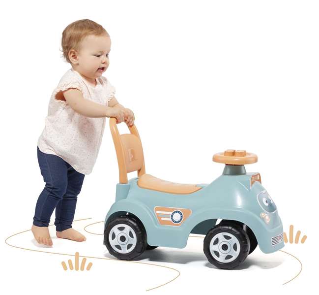 Molto Porteur bébé marcheur bleu 60x30x43 cm en plastique pour enfant dès 1 an