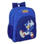SAFTA Cartable Sonic le Hérisson Bleu 38cm