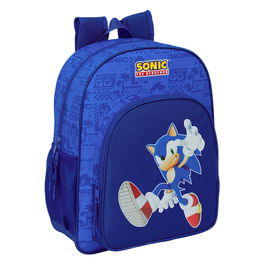 Cartable Sonic Bleu 32 x 38 x 12 cm