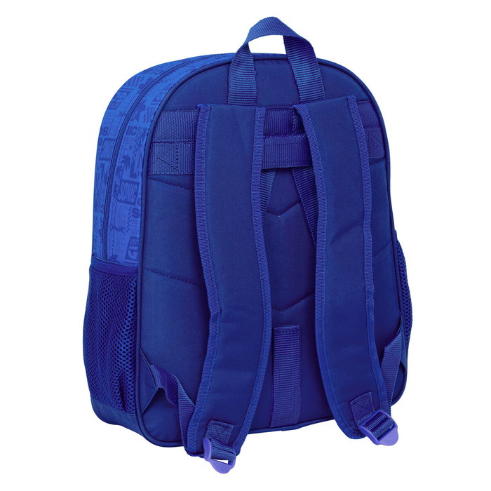 SAFTA Cartable Sonic le Hérisson Bleu 38cm