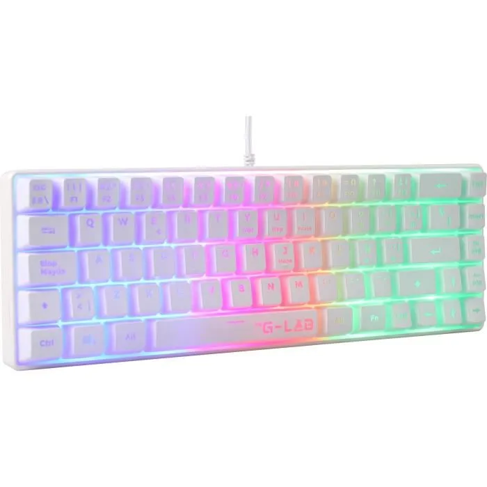 The G-Lab Combo Hydro Pack Gamer 2 en 1 - Clavier et souris filaires compact 60% membrane anti-ghosting The G-Lab Combo Hydro Pack Gamer 2 en 1 - Clavier et souris filaires compact 60% membrane anti-ghosting