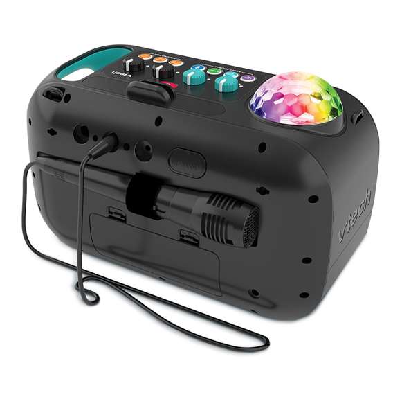 Vtech Karaoké Super Sound avec Haut-Parleur et Microphone Intégrés - Projection de Lumières Multicolores pour Fêtes - Dimensions 30,6x16x20,8 cm Vtech Karaoké Super Sound avec Haut-Parleur et Microphone Intégrés - Projection de Lumières Multicolores pour Fêtes - Dimensions 30,6x16x20,8 cm