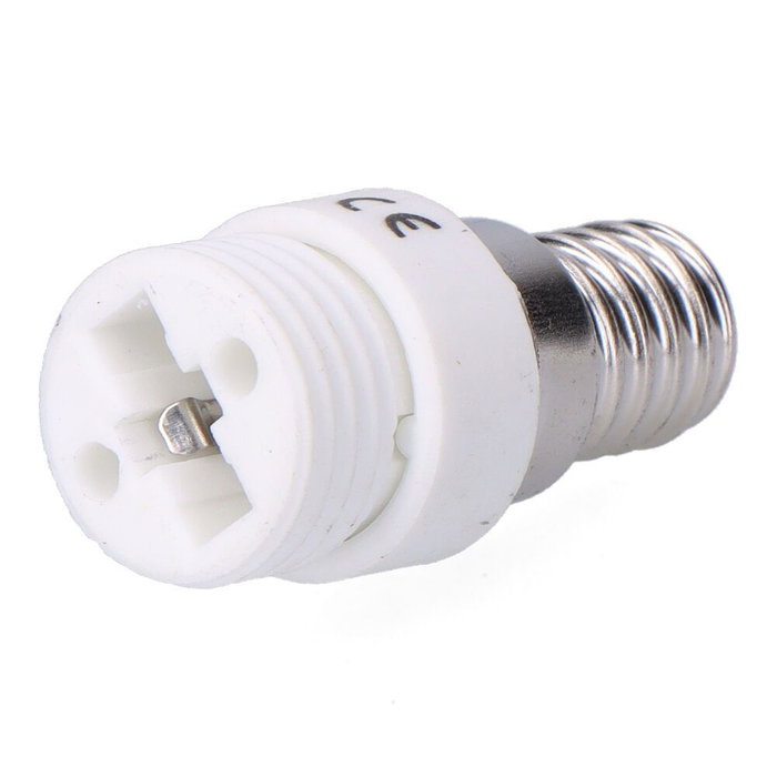 F-Line Convertisseur de douille E14 à G9, blanc, diamètre 20 x 45 mm, rétracté F-Line Convertisseur de douille E14 à G9, blanc, diamètre 20 x 45 mm, rétracté