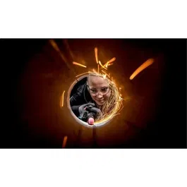 Metabo Meuleuse droite sans fil 18V professionnelle GVB 18 LTX BL 11-28 pour béton, réglage de vitesse variable, poignée fine - Ébavurage, fraisage, meulage