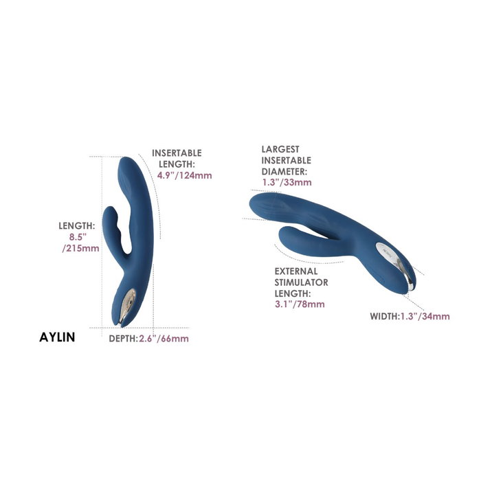 Svakom E33513 Vibromasseur Bleu foncé
