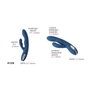 Svakom E33513 Vibromasseur Bleu foncé