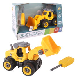 TACHAN DIY Bulldozer de Construction - 27 Pièces