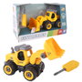 TACHAN Kit de Construction DIY Bulldozer 27 Pièces T01020 - Jouet de Construction Éducatif pour Enfants Dès 3 Ans