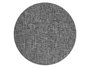 Kinvara Nappe en Polyester 140x240 cm Gris Foncé (Set de 12)