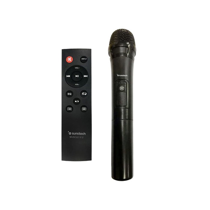 Haut-parleurs bluetooth portables Sunstech Muscles 12 Noir