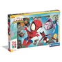 Clementoni Puzzle 104 Pièces Maxi avec Spider-Man - 62 x 42 cm - Puzzle Enfant