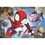 Clementoni Puzzle 104 Pièces Maxi avec Spider-Man - 62 x 42 cm - Puzzle Enfant