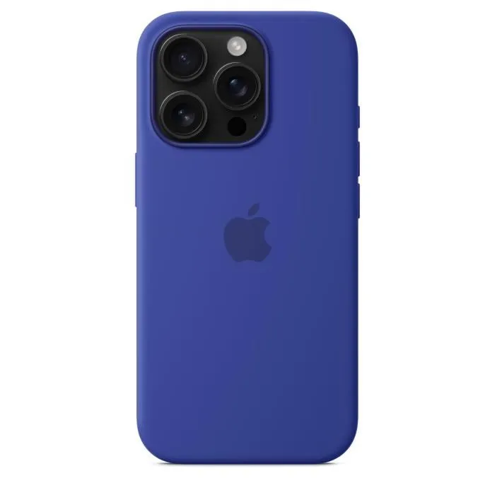 Apple iPhone 16 Pro Coque Silicone MagSafe - Couleur Ultramarine - Protection Originale Apple