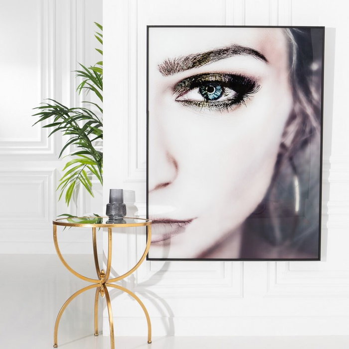 BigBuy Home Toile Yeux Visage 90 x 3,6 x 120 cm BigBuy Home Toile Yeux Visage 90 x 3,6 x 120 cm