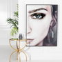 BigBuy Home Toile Yeux Visage 90 x 3,6 x 120 cm