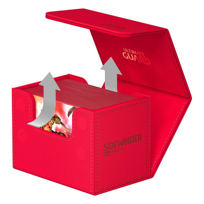Ultimate Guard Sidewinder 80+ Xenoskin - Red Ultimate Guard Sidewinder 80+ Xenoskin - Red