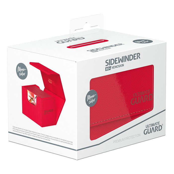 Ultimate Guard Sidewinder 80+ Xenoskin - Red Ultimate Guard Sidewinder 80+ Xenoskin - Red