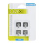ORYX Crochet adhésif inoxydable petit format (blister de 4 unités)
