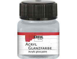 Kreul Peinture acrylique brillante argent 20ml