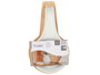 Vessia Bandeja Apéritif Cuchara Céramique Base Bambou Blanc Naturel 13 x 4 x 23 cm (Set de 24)
