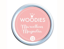 Woodies Almohadilla de tinta Marvellous Magnolia 38x22mm