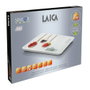 Laica Bâscula électronique de cuisine Cucharas, verre trempé, max 20 kg, écran LCD