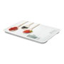 Laica Bâscula électronique de cuisine Cucharas, verre trempé, max 20 kg, écran LCD