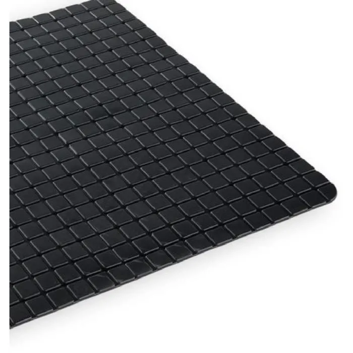 Today - Tapis antidérapant pour baignoire ou douche - Collection Utility - 40 x 60 cm - Noir - TODAY-UTILITY