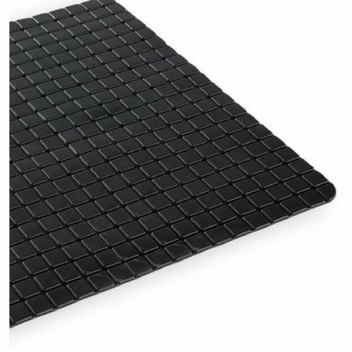 Today Tapis de bain antidérapant Utility Noir 40 x 60 cm
