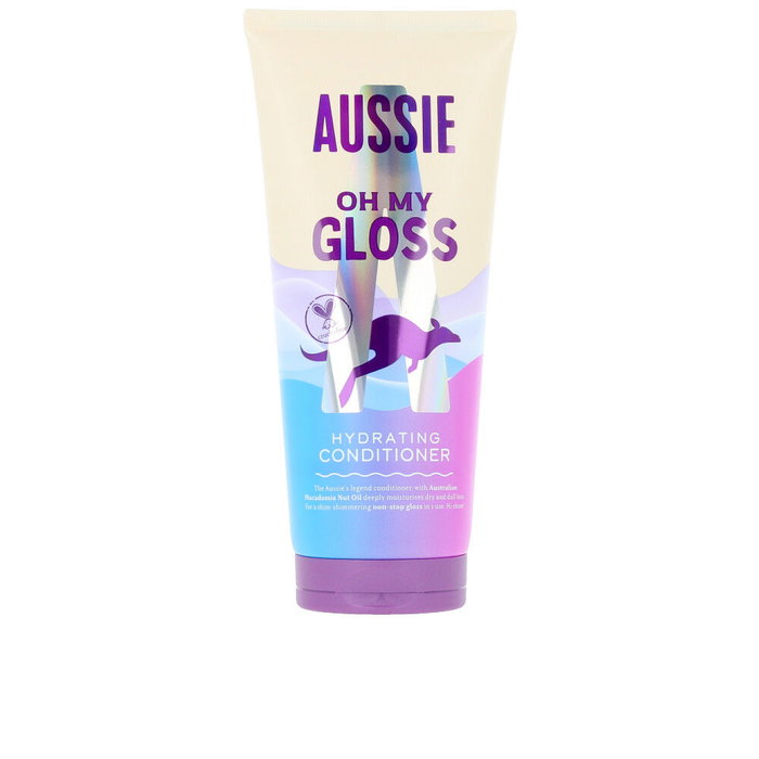Aussie After-Shampooing Hydratant OH MY GLOSS - Après-shampooing pour Cheveux Brillants et Doux - 200 ml Aussie After-Shampooing Hydratant OH MY GLOSS - Après-shampooing pour Cheveux Brillants et Doux - 200 ml