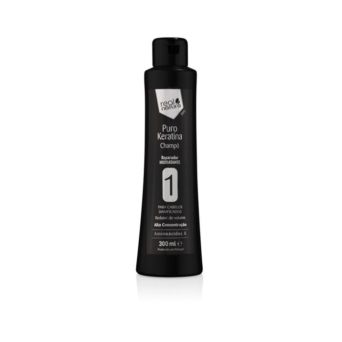 Real Natura Puro Keratina Shampooing Réparateur Hydratant pour Cheveux Abîmés avec Kératine – 300 ml Real Natura Puro Keratina Shampooing Réparateur Hydratant pour Cheveux Abîmés avec Kératine – 300 ml