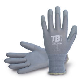 IGARTEX Gants en Nylon Gris avec Paume en Polyuréthane Taille M