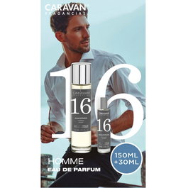 Caravan Coffret eau de parfum nº 16 pour homme, 150 ml + 30 ml