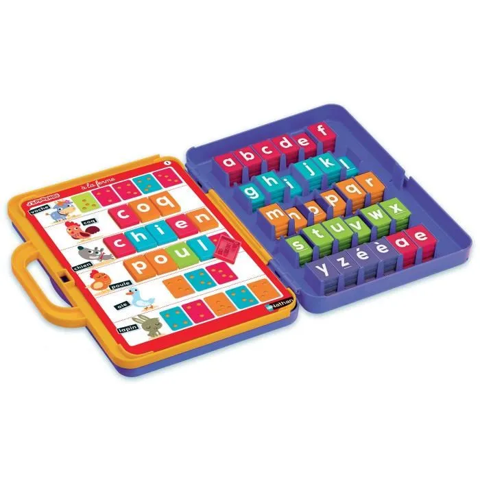 Nathan J'apprends à Lire - Jeu Éducatif pour Apprendre à Lire et Écrire - Autocorrection, Mots Simples, Vocabulaire 5 Ans