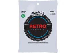 Martin Juego Acústica Retro Monel 12St. Extra Light .010