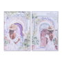 Home ESPRIT Toile Arabe chica 80 x 3,5 x 120 cm (2 Unités)