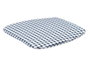 GIFTDECOR Cojín Silla à Carreaux Bleu-Blanc