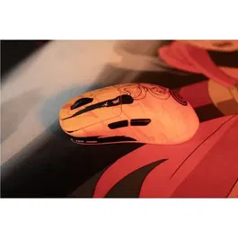 Konix Souris Gaming Naruto Shippuden Édition Pro Collector Numérotée, Sans Fil 2.4 GHz et USB-C, 26000 DPI, 52 g, Ultralégère, avec Grips