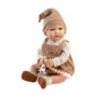 MUÑECAS GUCA Poupée Reborn Nil 10278 - Bébé Réaliste 42 cm, Peint à la Main avec Détails, Peau Texturée et Pañal