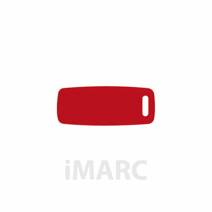 Plaque d'identification pour collier Imarc Baggage Rouge