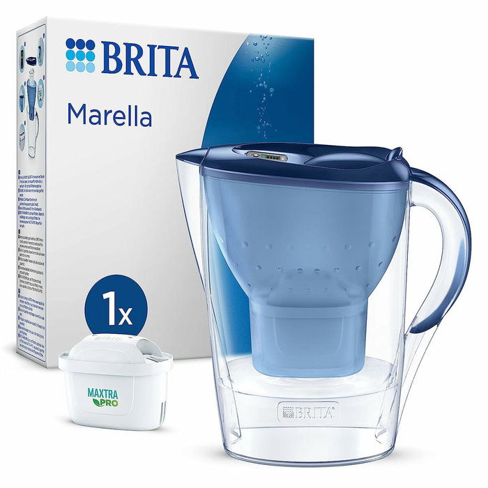 BRITA Carafe filtrante Marella Bleue 2,4L