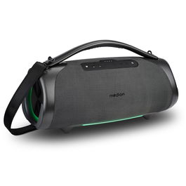 Medion Enceinte Bluetooth XL 100W RMS, Autonomie 30h, Protection IPX7, Design RGB, Bluetooth 5.3, Fonction Bass Boost