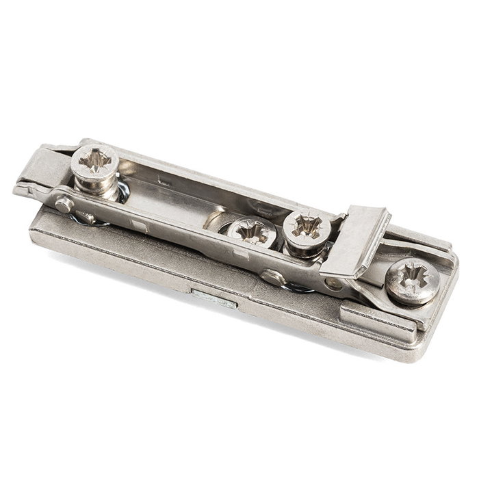 Salice Base droite Zamak Clip 3 H0 avec vis Euro Bapgr09 pour charnières à clipser H0 H3 Salice Base droite Zamak Clip 3 H0 avec vis Euro Bapgr09 pour charnières à clipser H0 H3